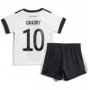 Baby Fußballbekleidung Deutschland Serge Gnabry #10 Heimtrikot WM 2022 Kurzarm (+ kurze hosen)